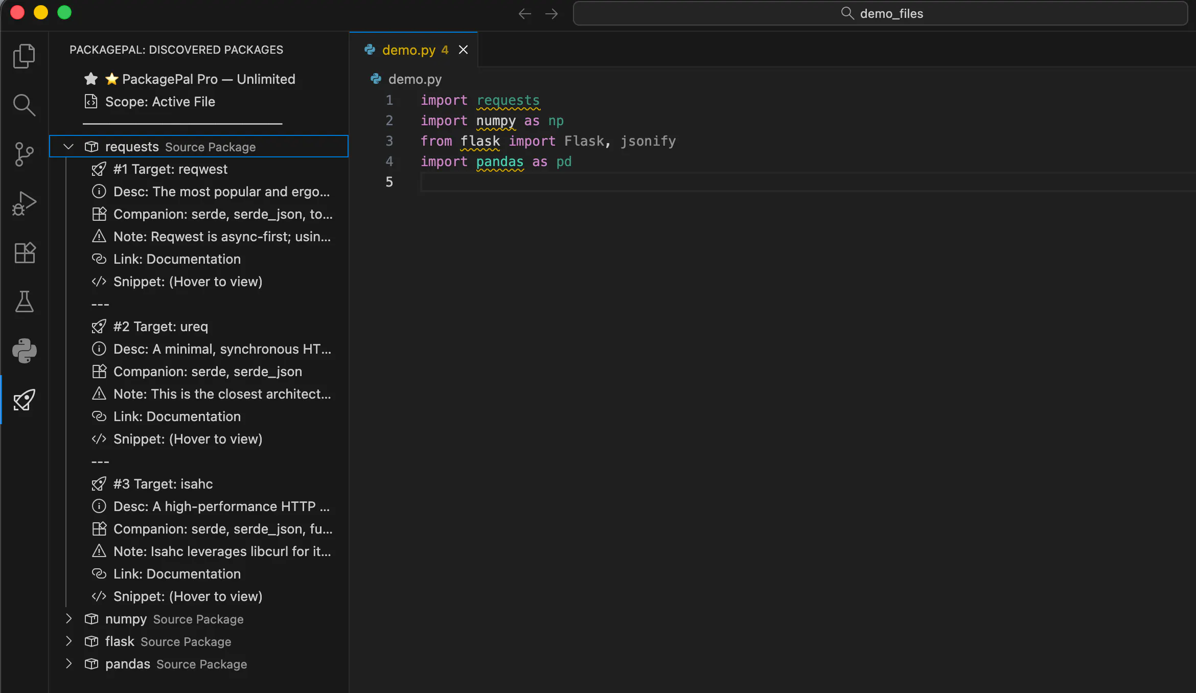 Package Pal for VS Code gallery image