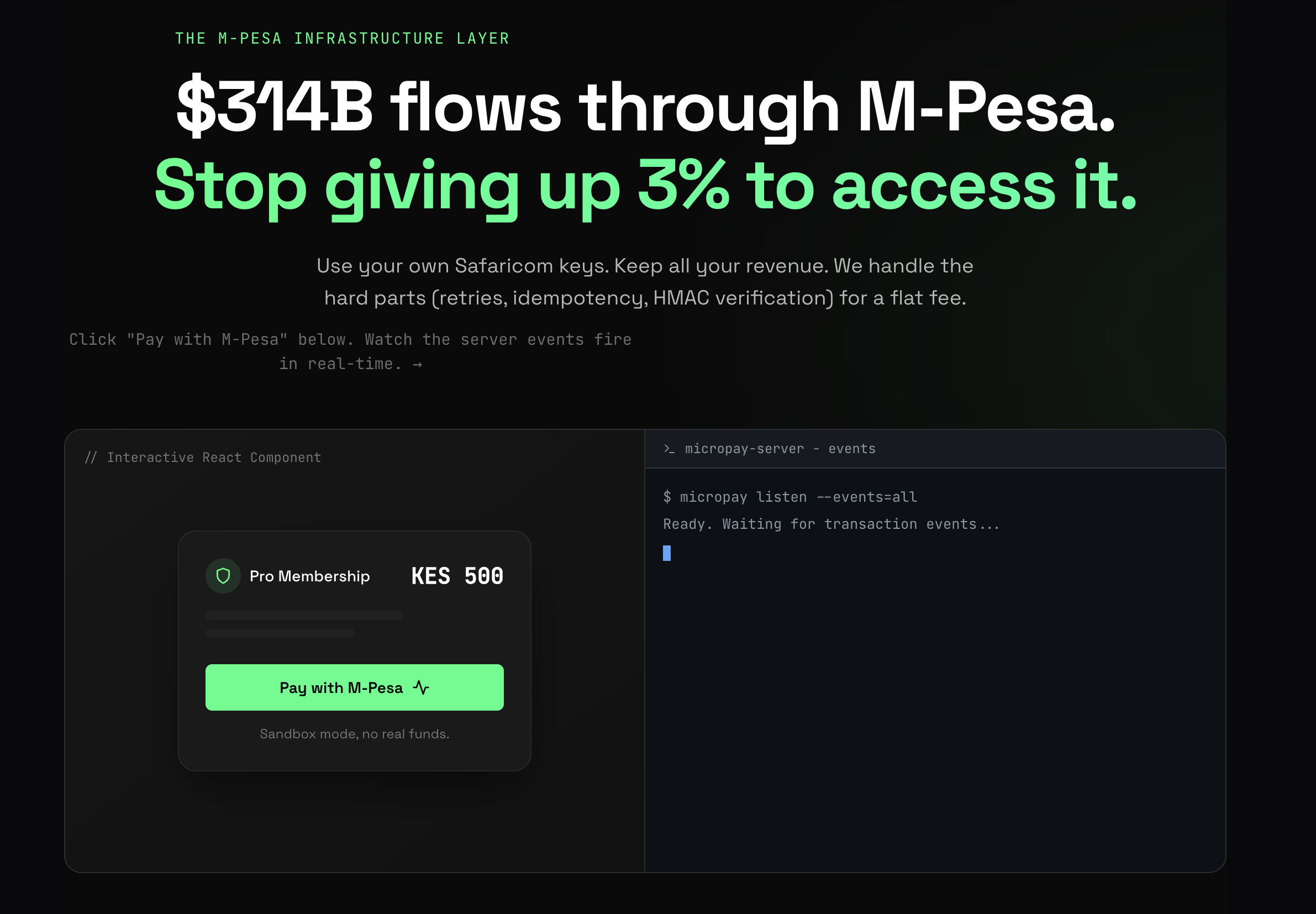 Micropay - Screenshot 2 showing product features and functionality