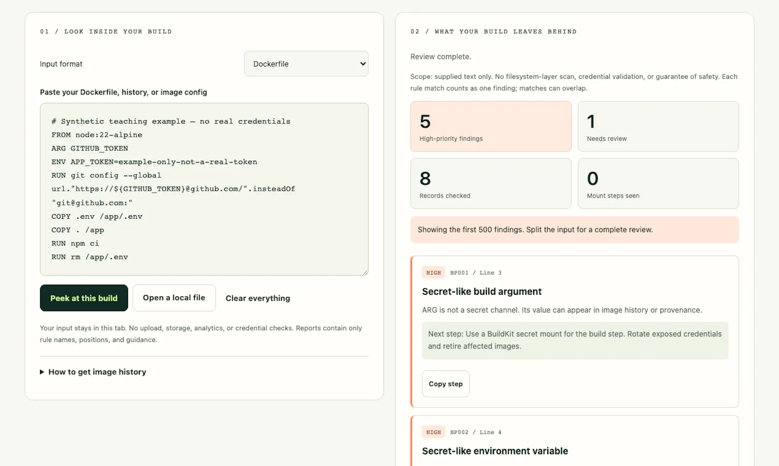 BuildPeek screenshot 3