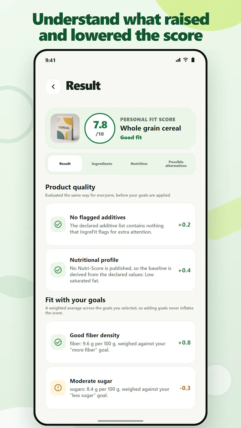 IngreFit screenshot 3