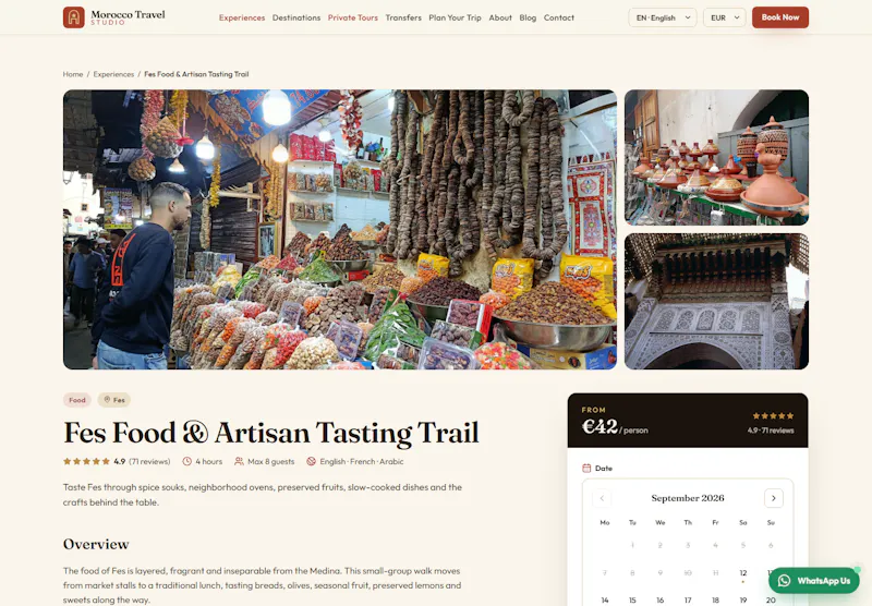 Morocco Travel Booking Platform screenshot 3