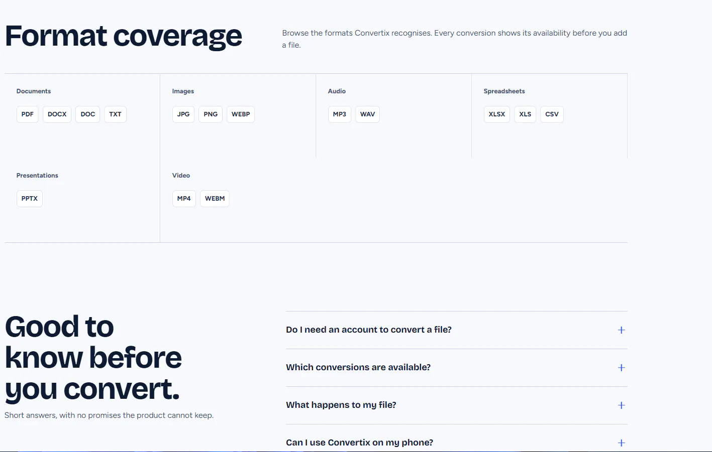 Convertix screenshot