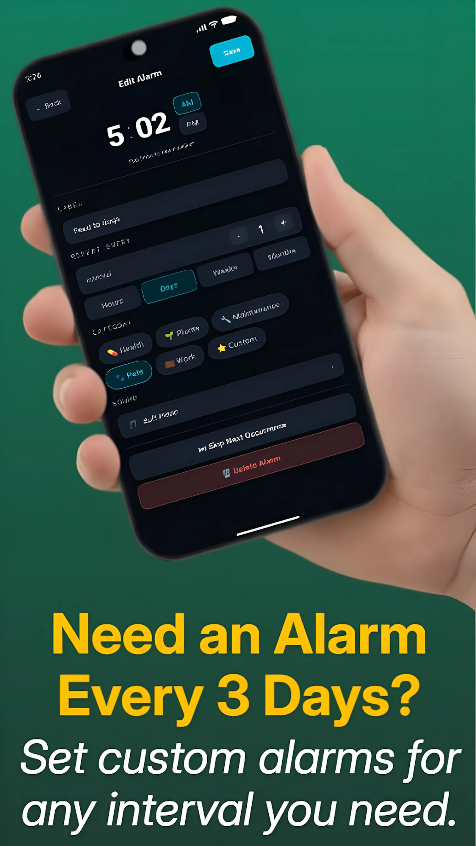Ripplealarm — Repeat Alarm & Reminder screenshot 5