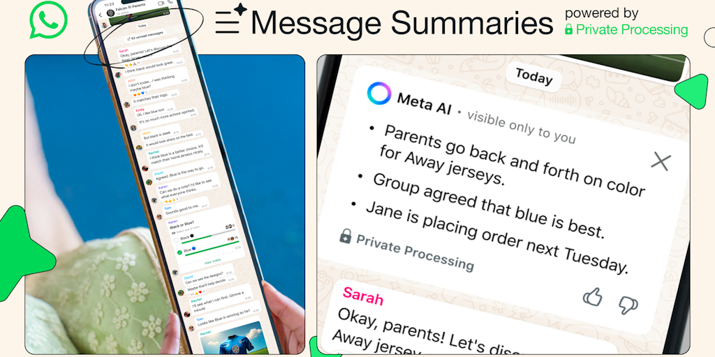 WhatsApp Message Summaries