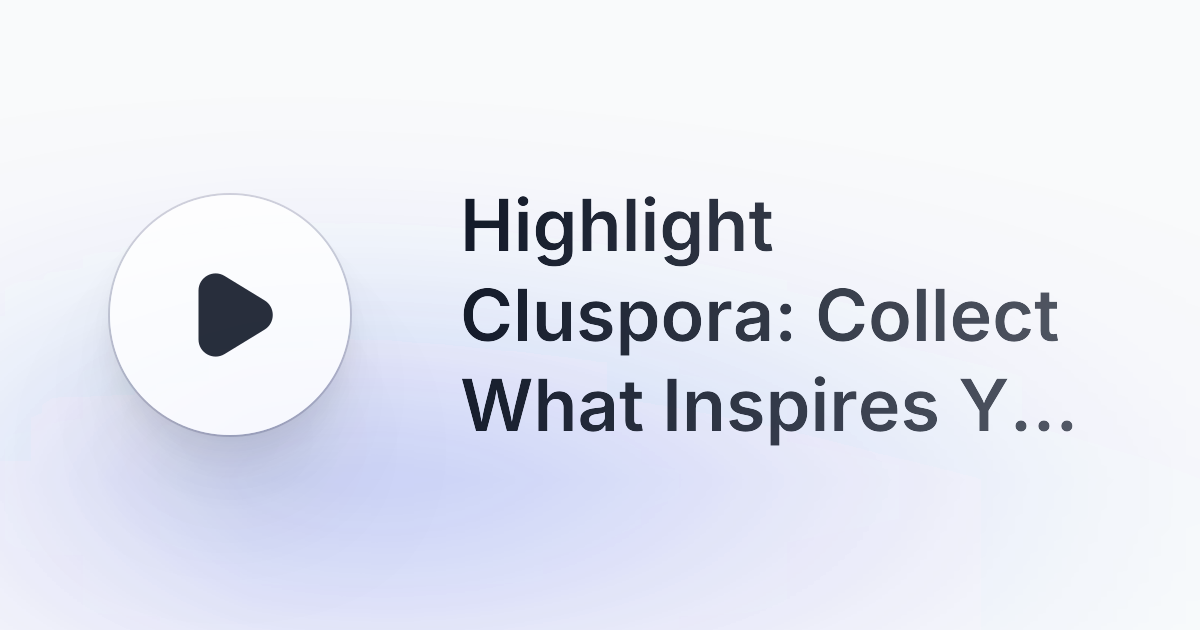 Cluspora gallery image