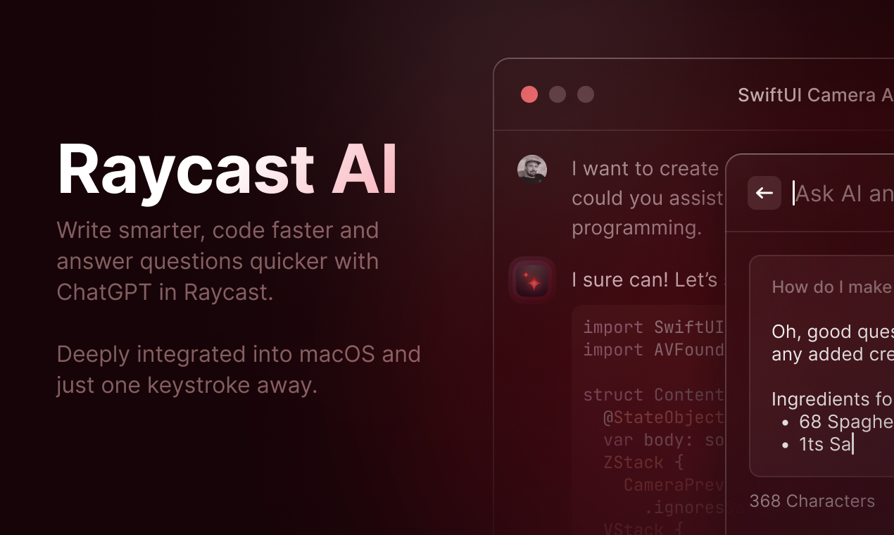Raycast Pro - AI、Cloud Syncなどで新しいレベルの生産性のロックを解除しますメディア3