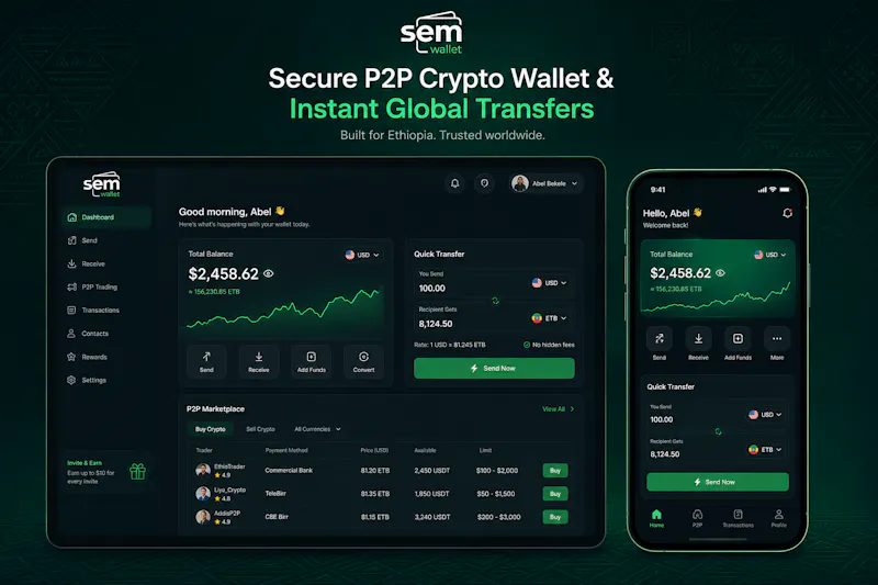 Sem Wallet screenshot 1