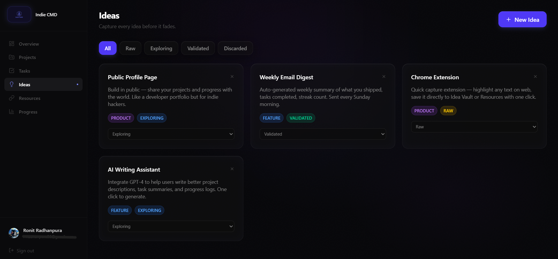 Indie CMD - Screenshot 5 showing product features and functionality
