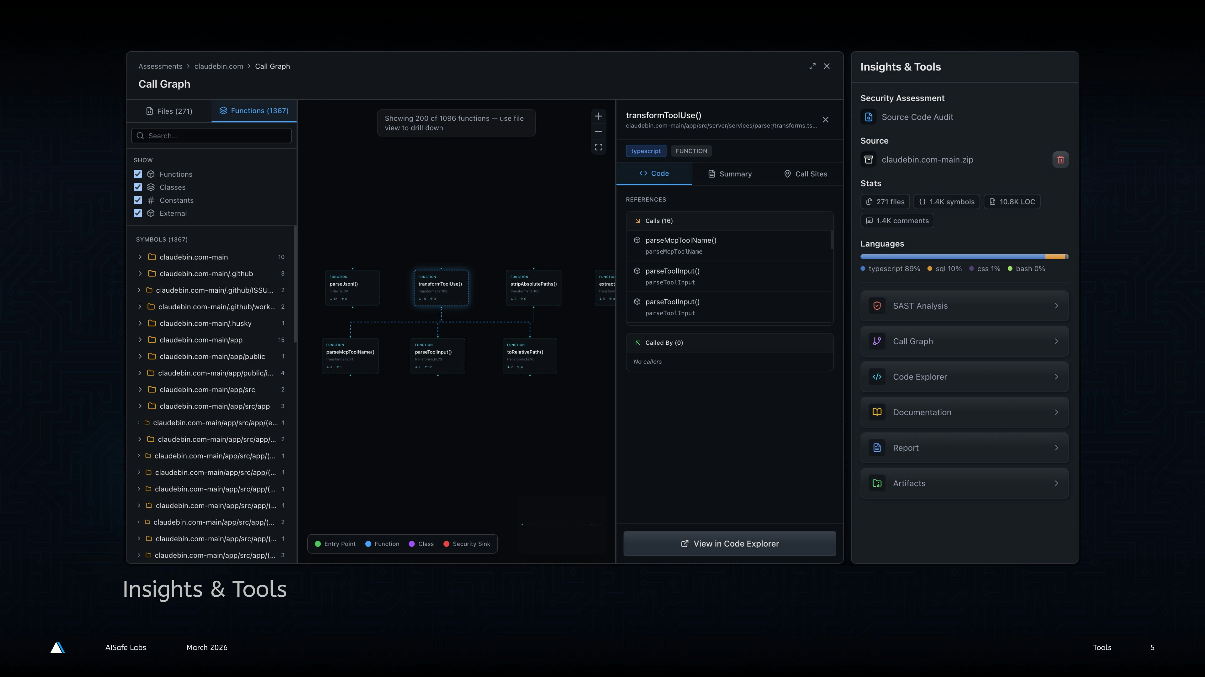AISafe - Source code audit gallery image