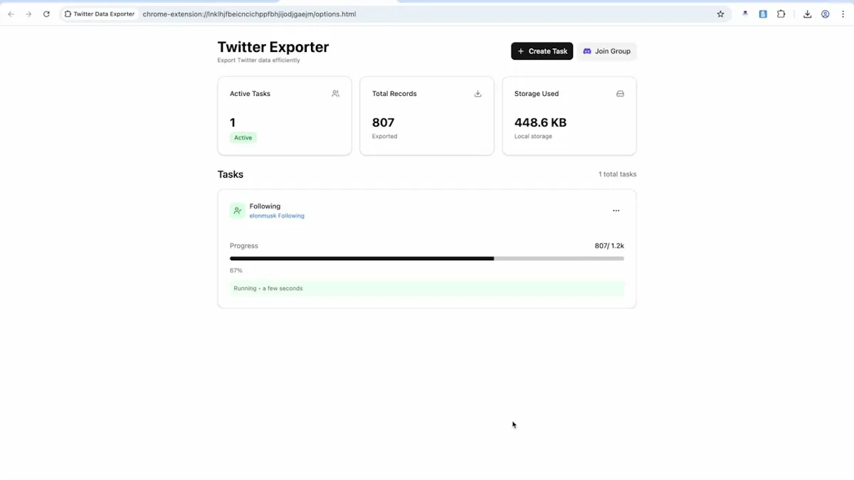 X (Twitter) Exporter