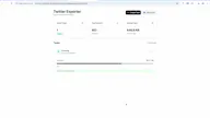 X (Twitter) Exporter