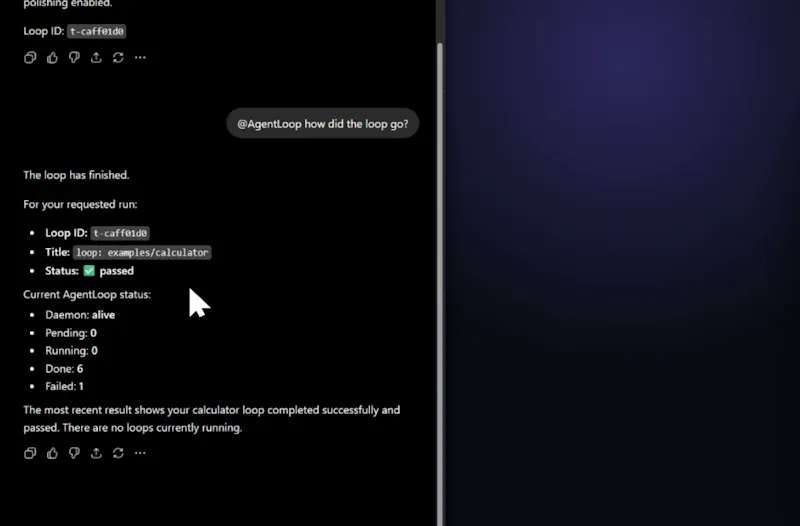 AgentLoop screenshot 5