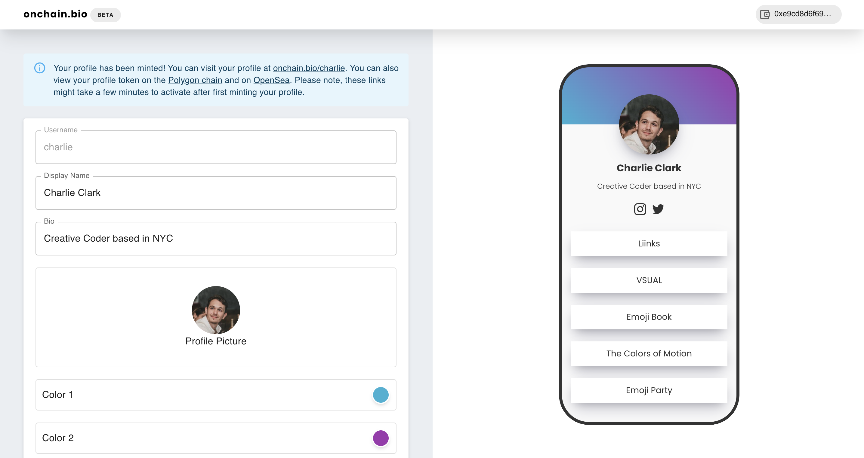 OnChain.Bio gallery image