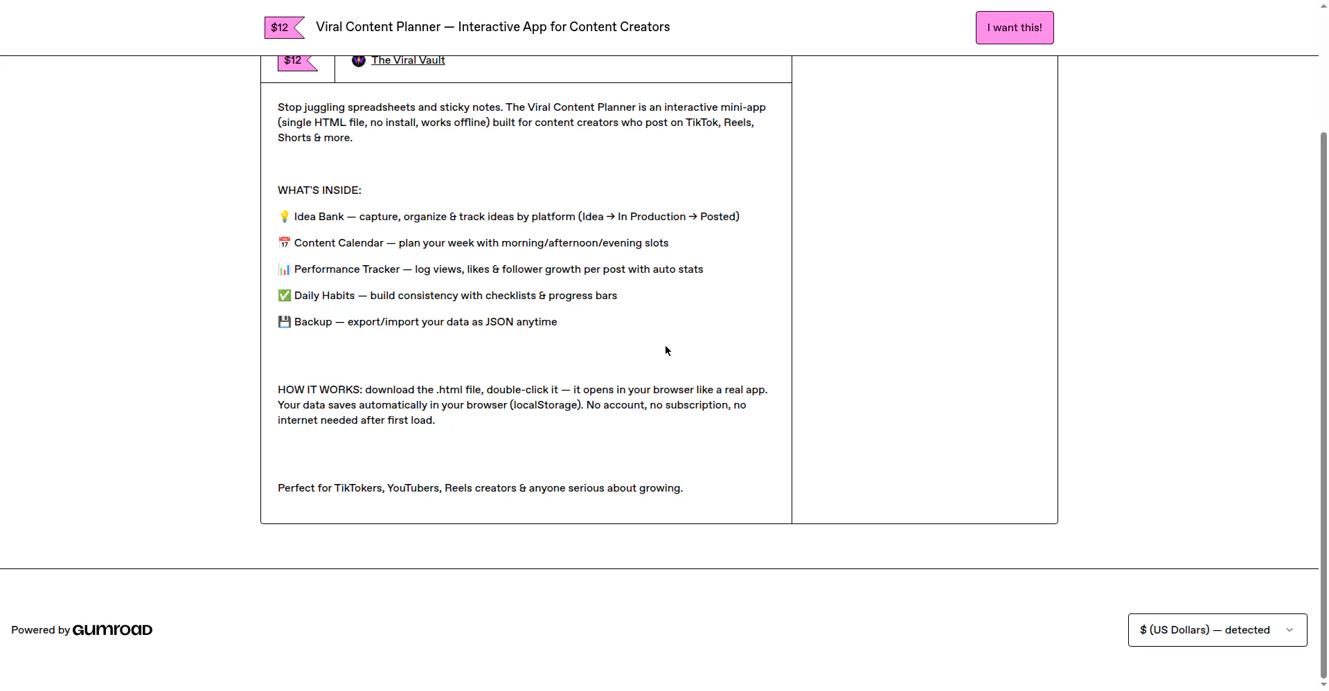 Viral Content Planner gallery image