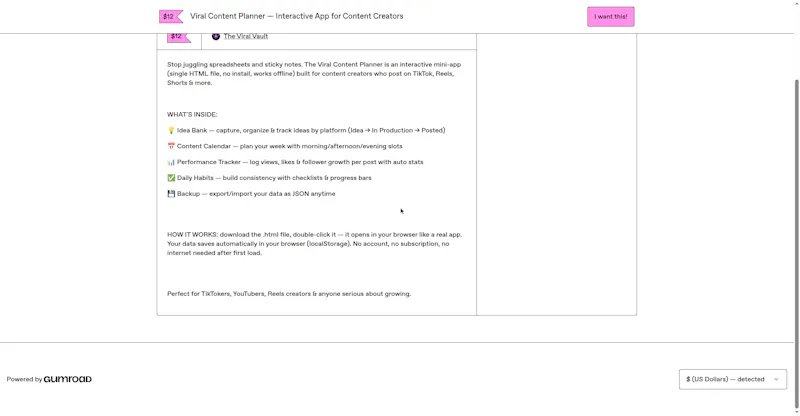 Viral Content Planner screenshot 2