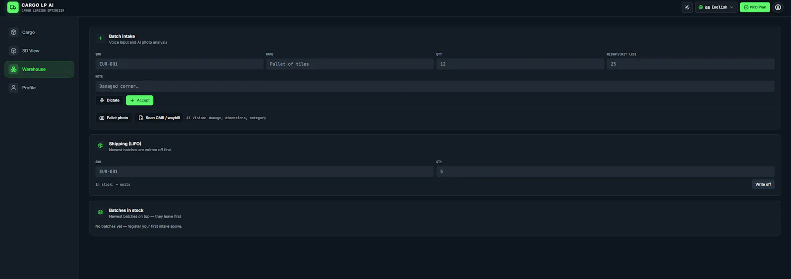 Cargo LP AI screenshot 5
