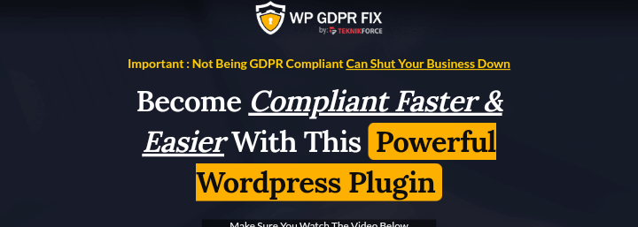 WP GDPR Fix Elite Unltd Sites jaarlijks