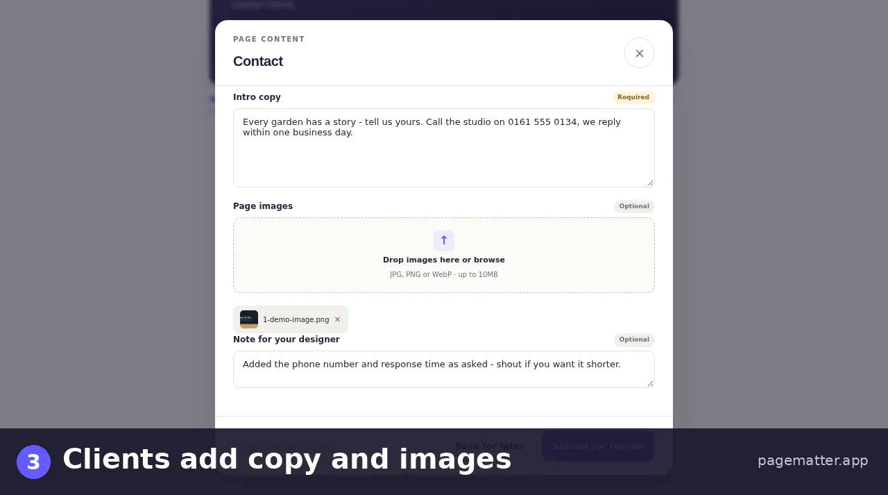 PageMatter gallery image