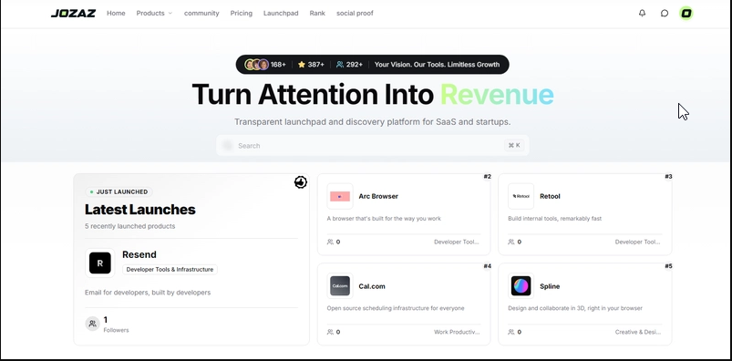 Jozaz - Screenshot 4 showing product features and functionality
