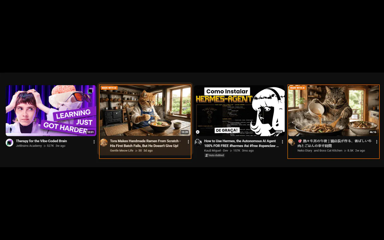 YouTube AI Flagger gallery image