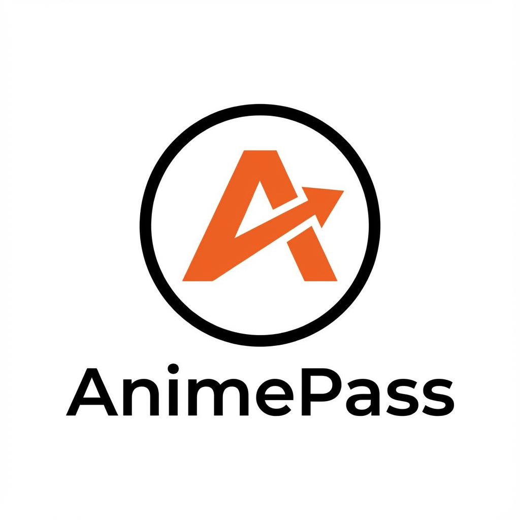 AnimePass - Product Hunt launch logo and brand identity