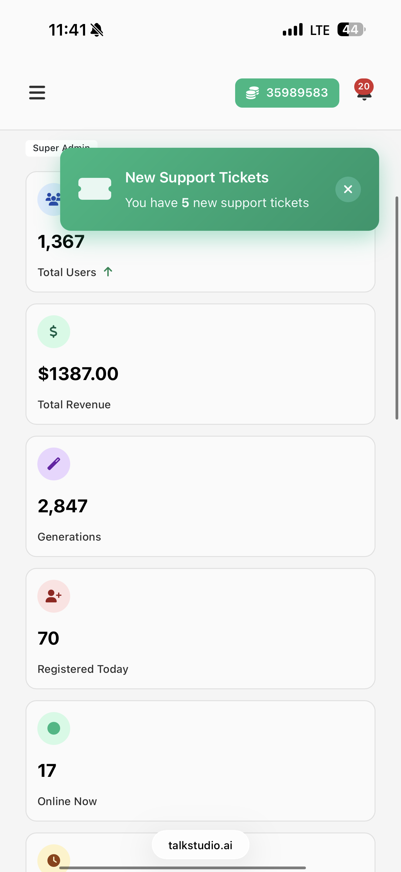 TalkStudio gallery image