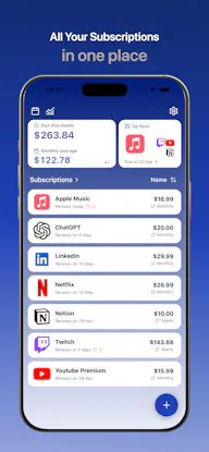 SnapSub - subscriptions hub