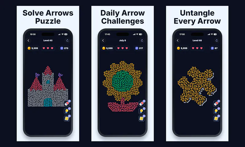 Arrows Puzzle screenshot 2