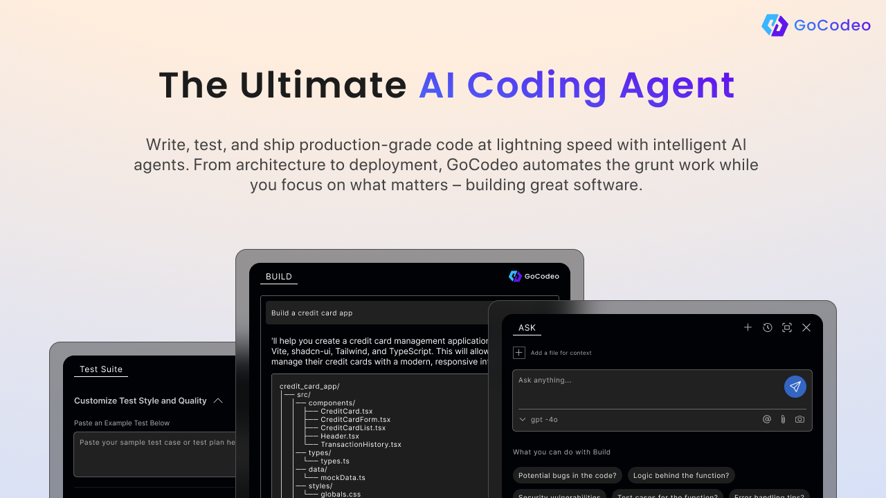 startuptile GoCodeo-The Ultimate AI Coding Agent