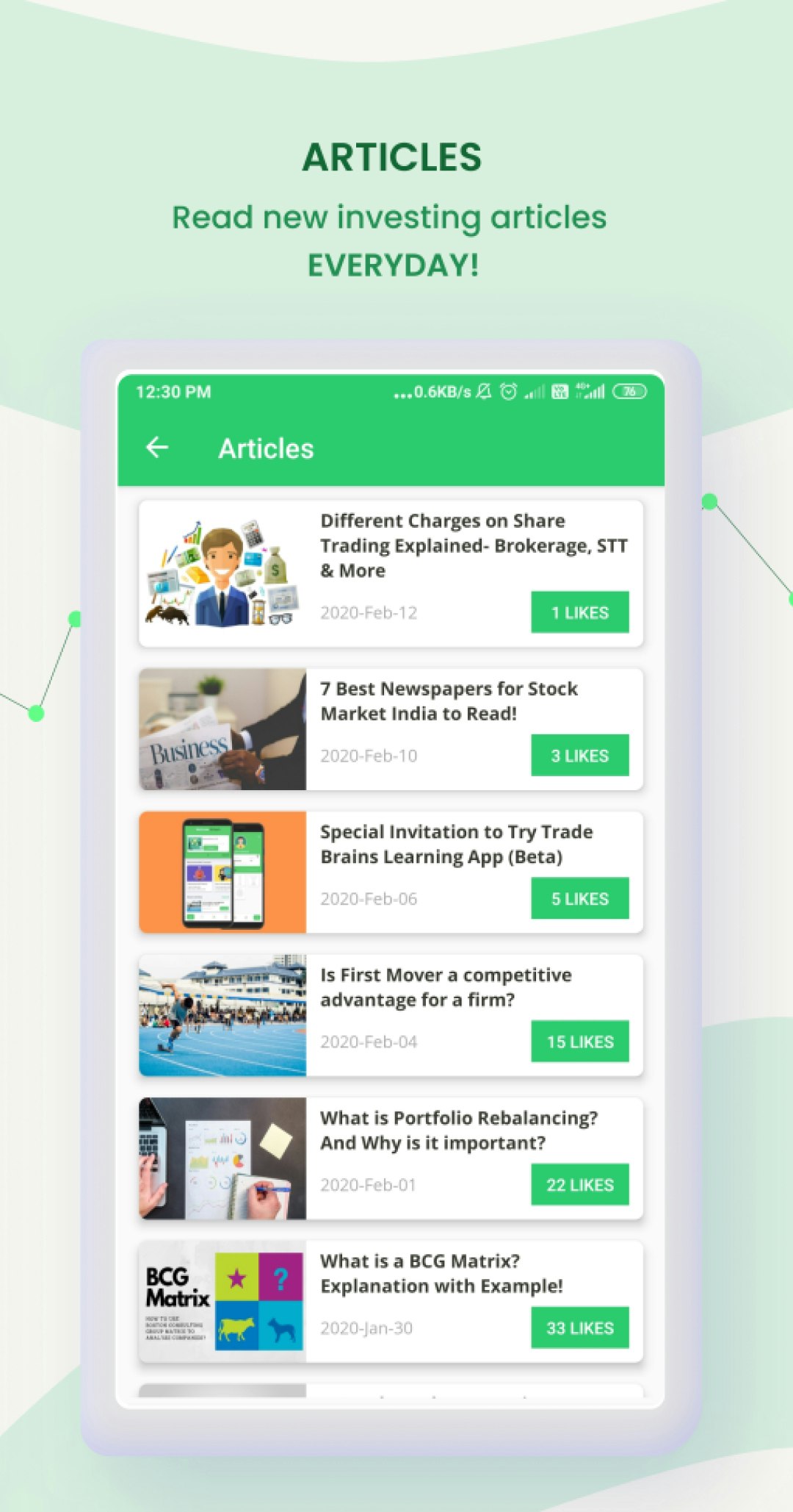Trade Brains - Stock Market Learning App gallery image