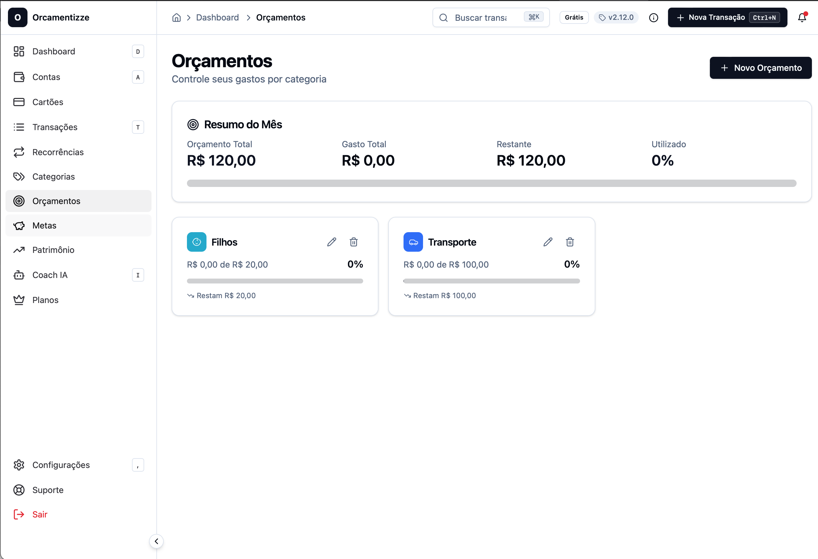 Orçamentizze gallery image