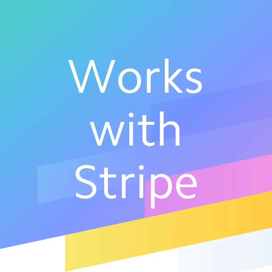 Works with Stripe