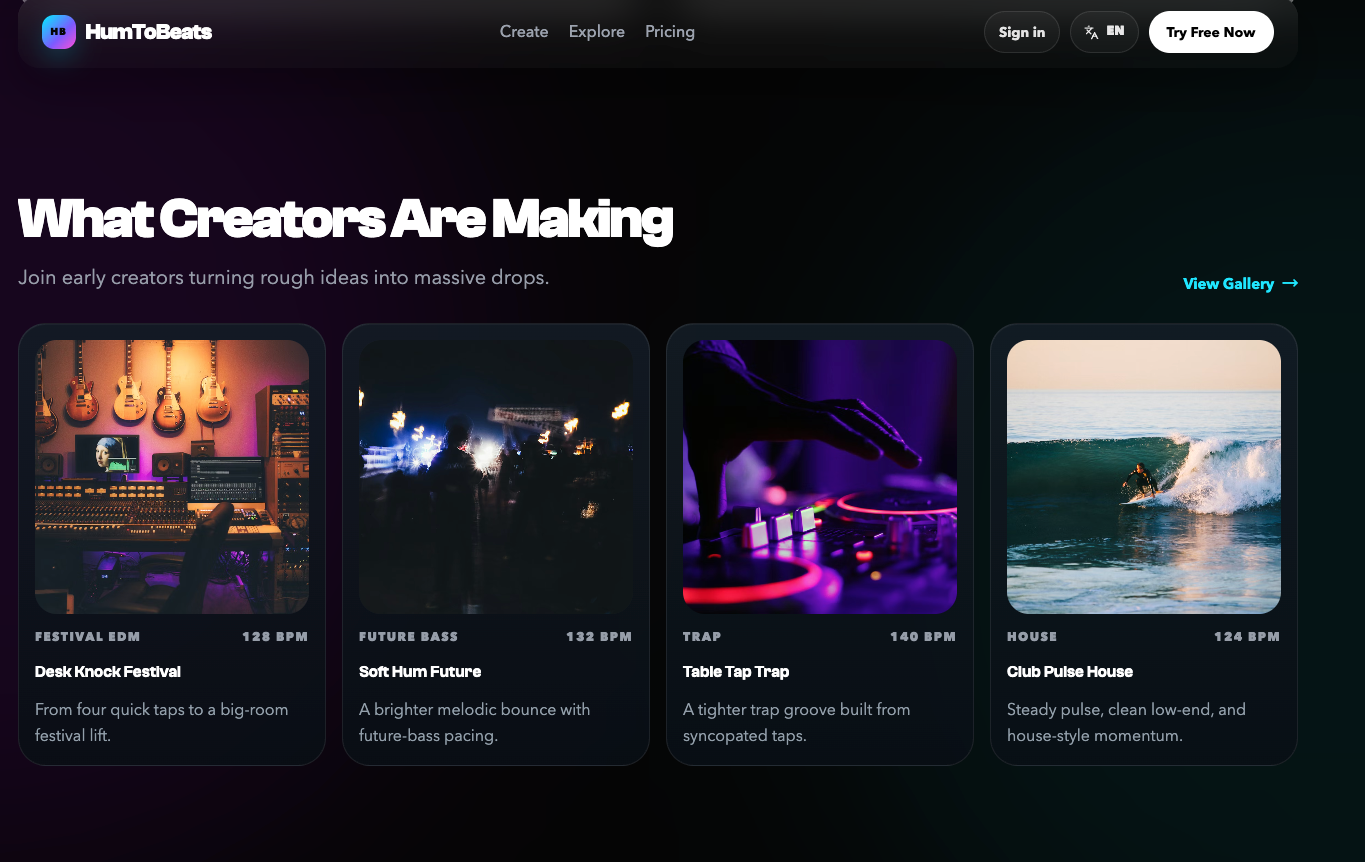 HumToBeats gallery image