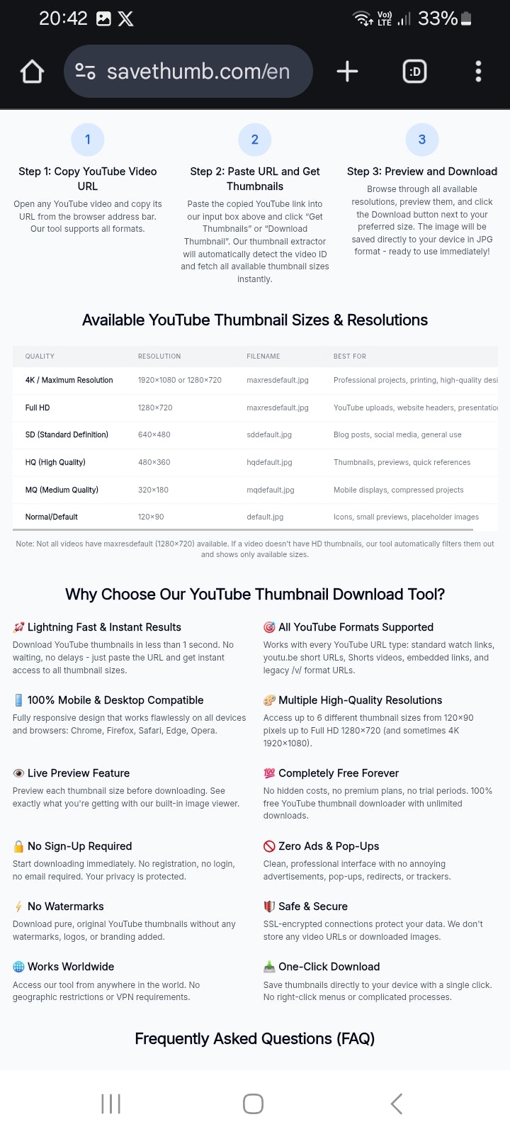Thumbnail Downloader  gallery image