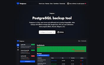 Postgresus gallery image