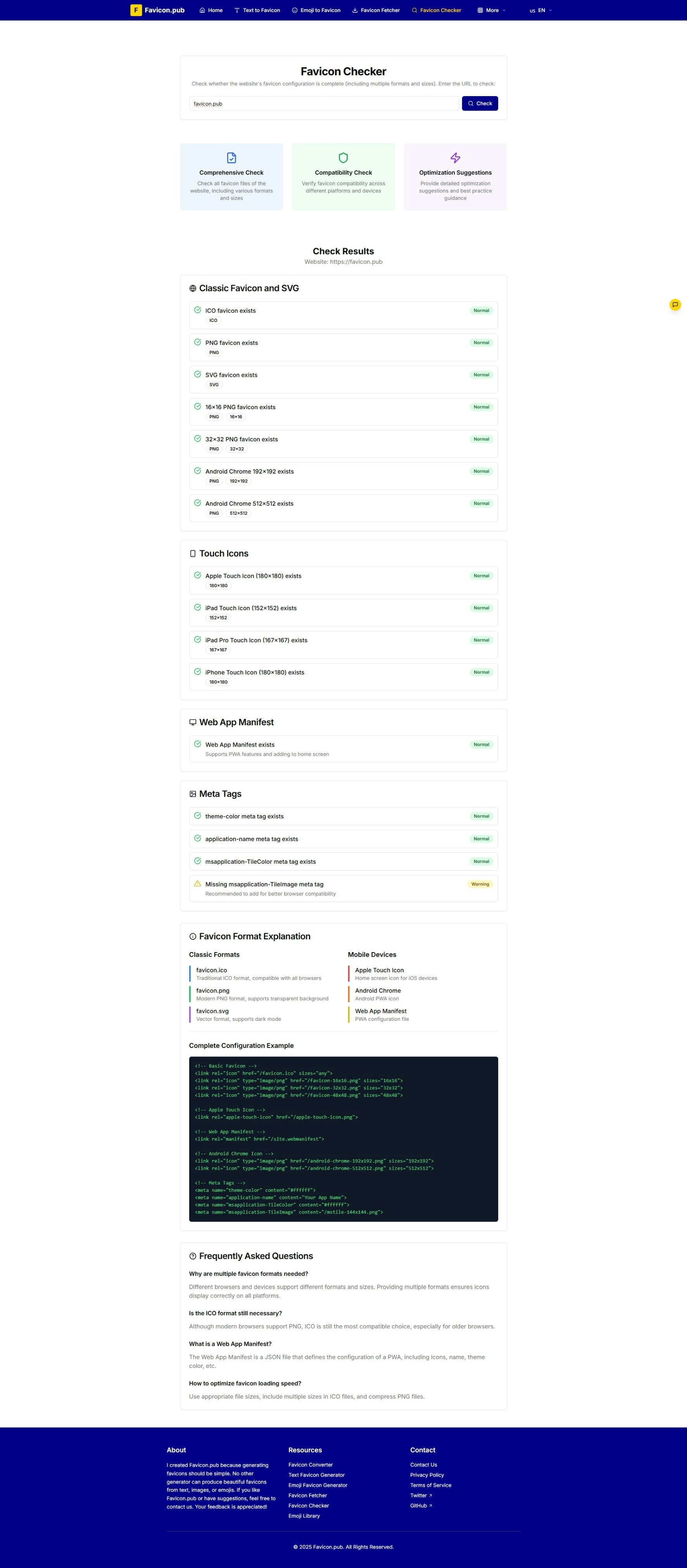 Favicon.pub - Main product screenshot demonstrating key features and user interface