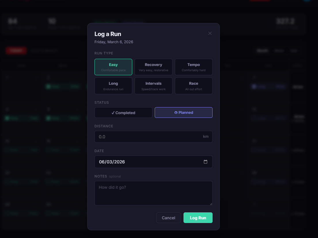 RunLog gallery image