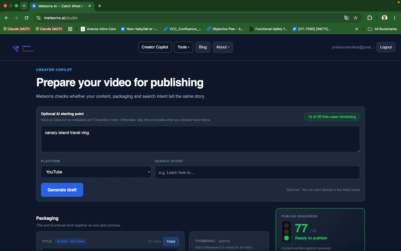 Meteorra AI — Live Scoring for Youtubers screenshot 2