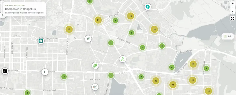 Indian Companies Map screenshot 1