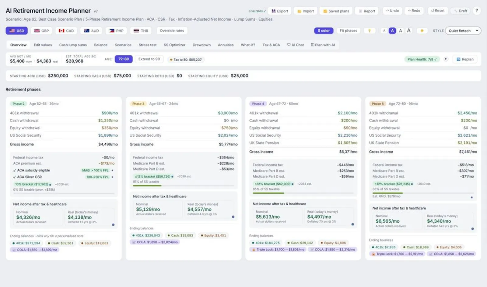 AI Retirement Income Planner screenshot 4