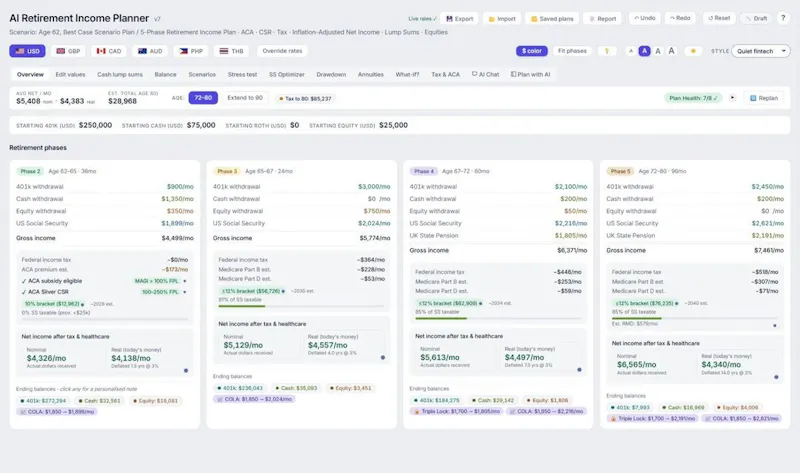 AI Retirement Income Planner screenshot 4