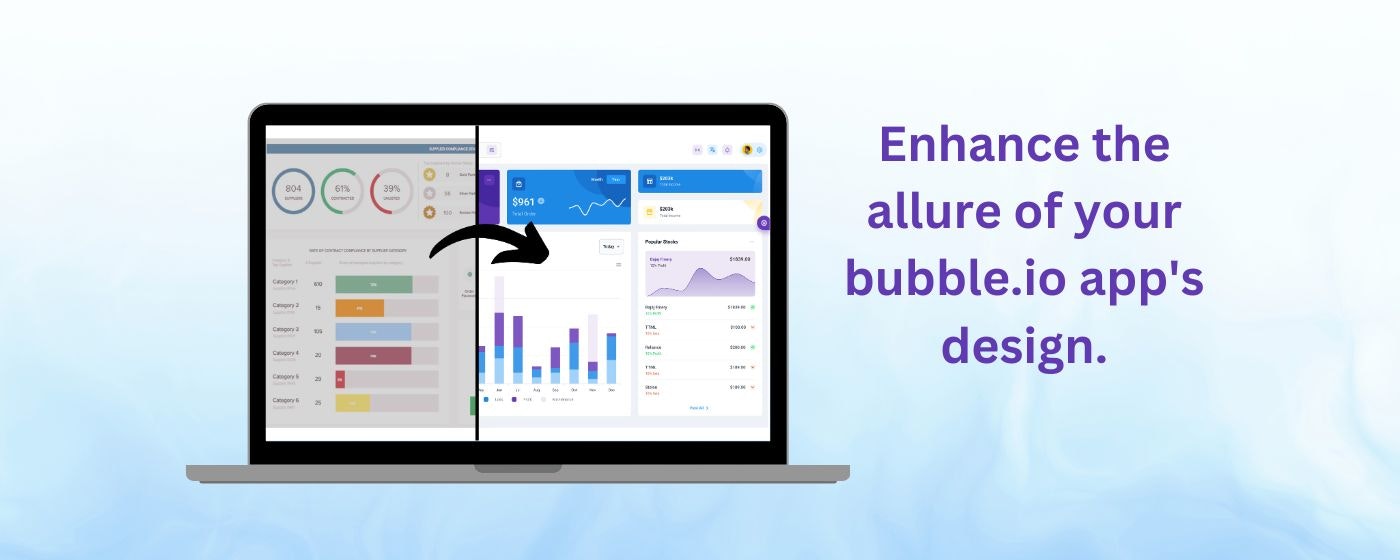 Pengurus Gaya Bubble.io media 2