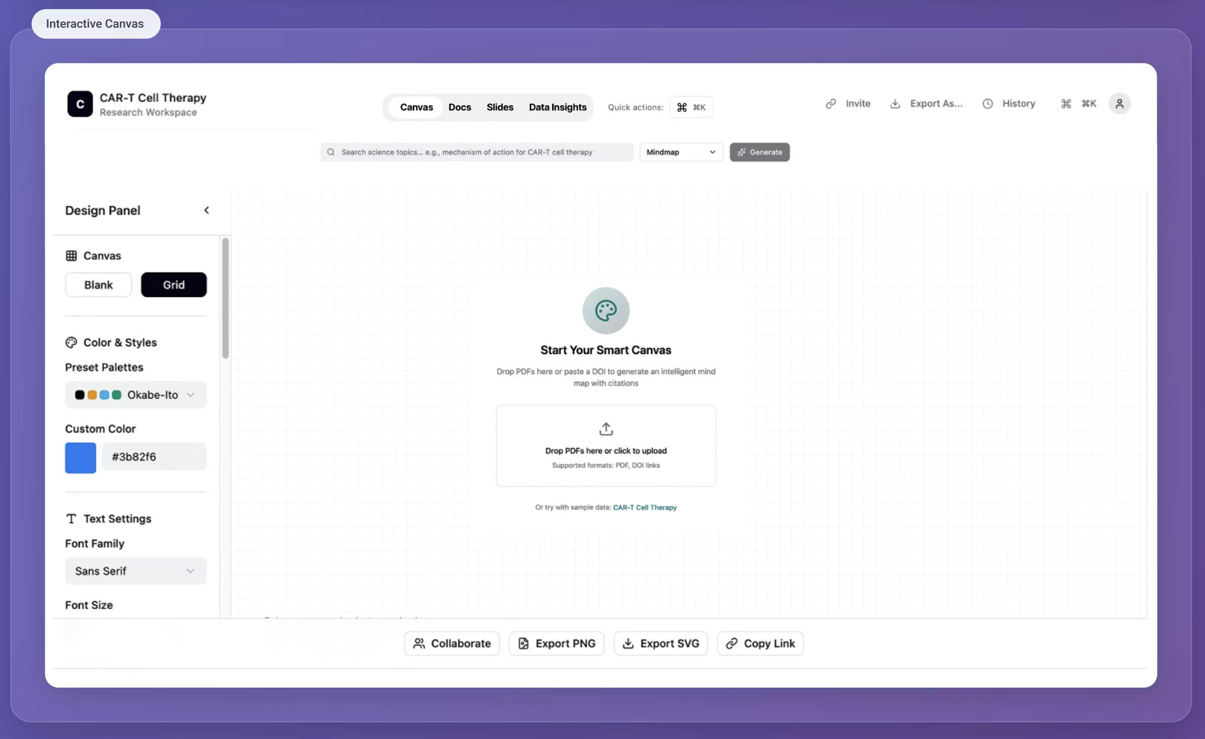 Média Catalyseur - Toile intelligente native pour les idées scientifiques 5