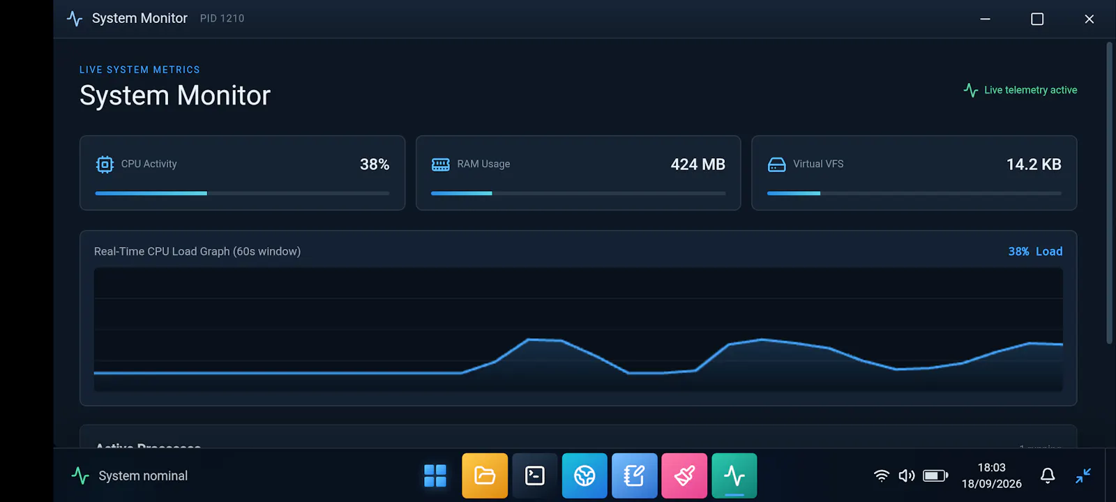 Nexus Web OS screenshot 4