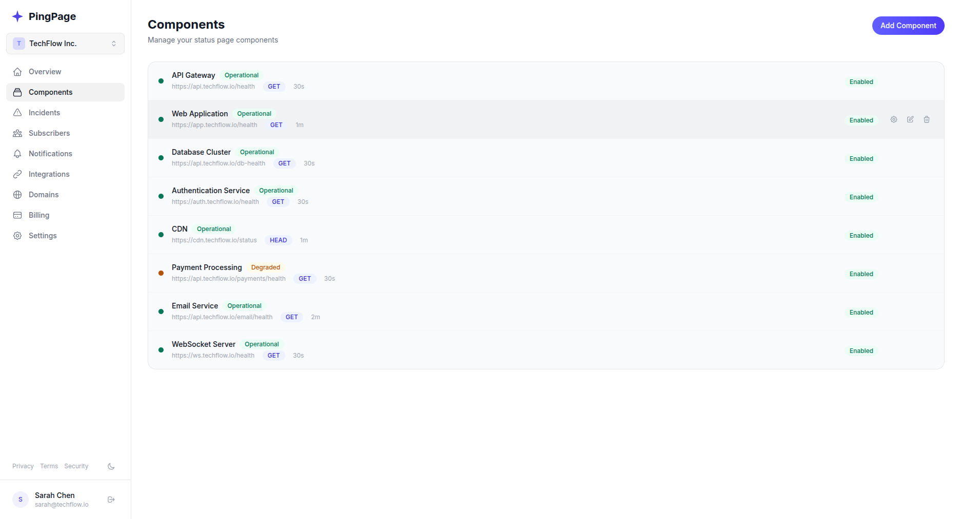 PingPage gallery image