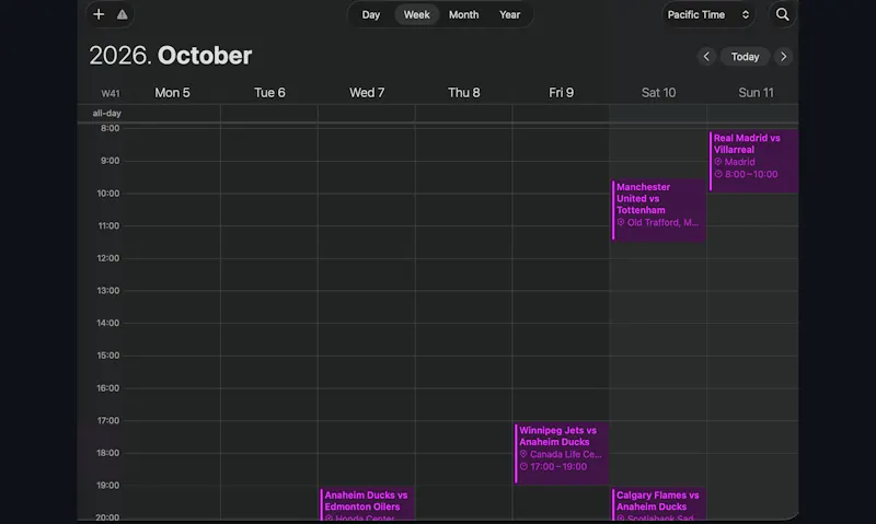 Matchday screenshot 1