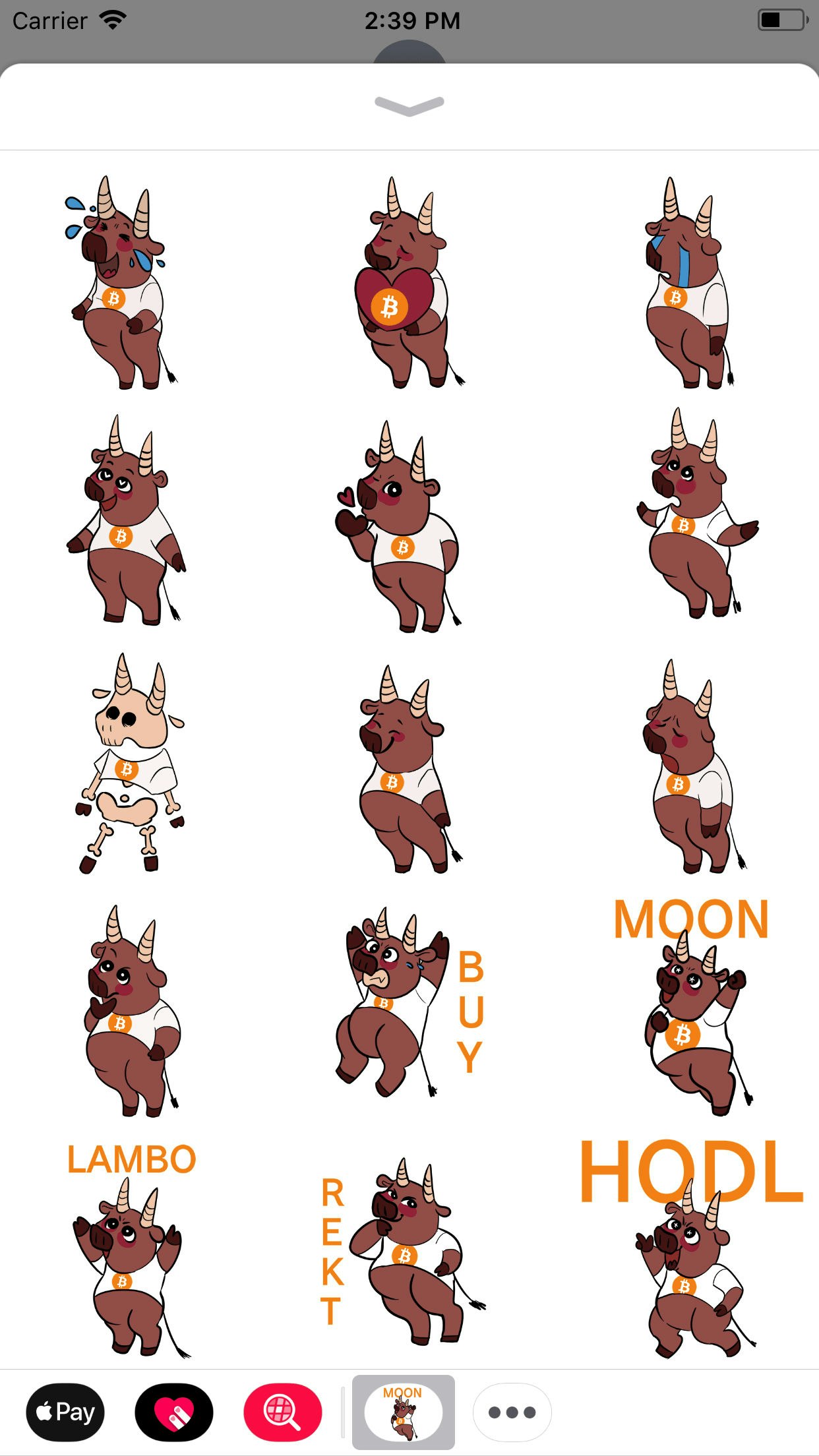 Bitcoin Bull Emojis gallery image