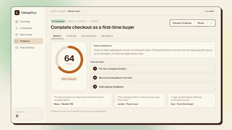 LitmusRun screenshot 12