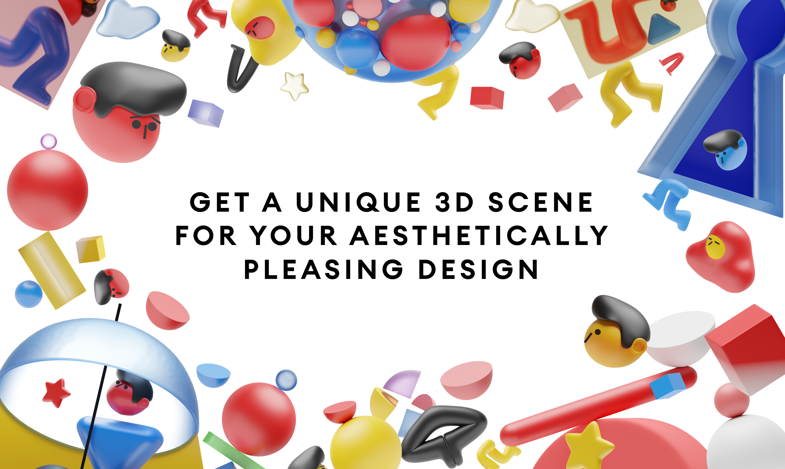 Mix & Match - 3D -scèneconstructor met vectorelementen voor coole ontwerpen media 7