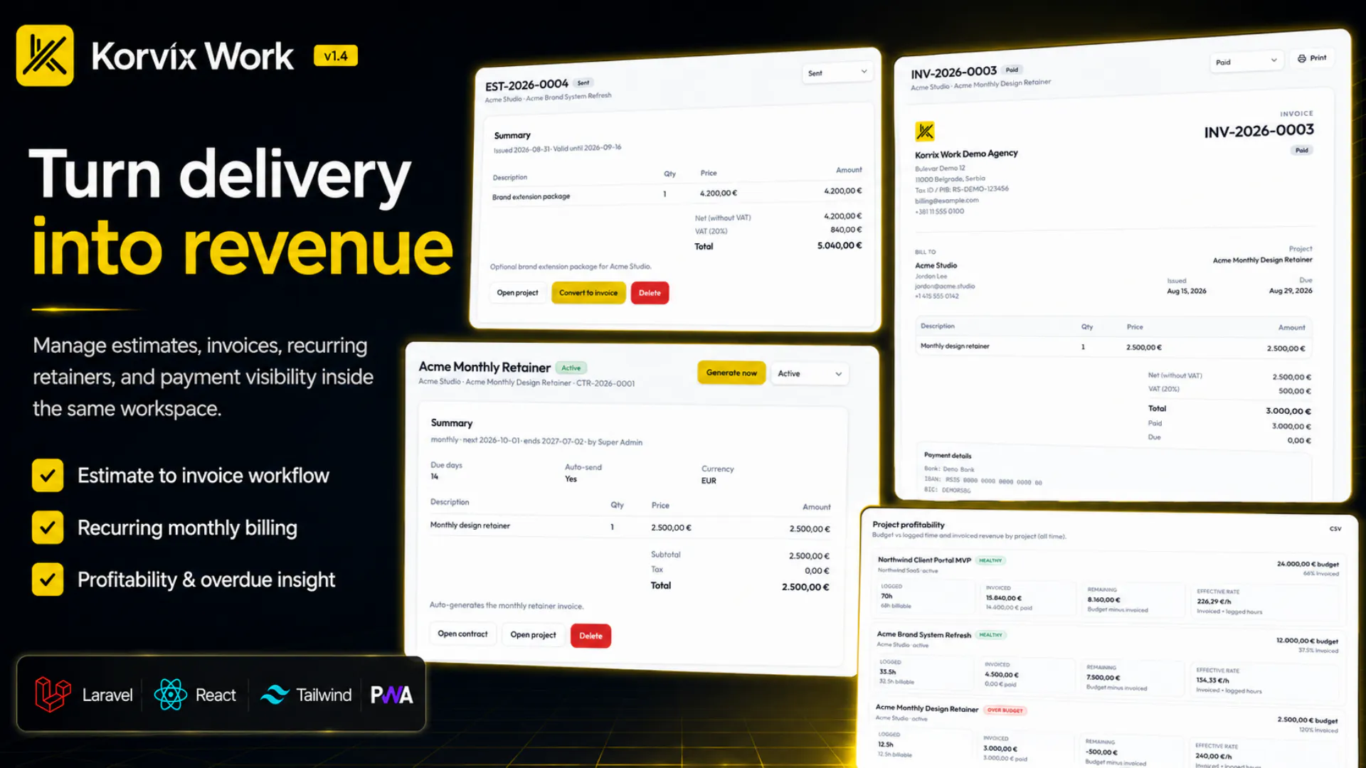 KorvixWork screenshot